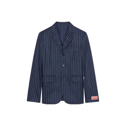 KENZO Синий Мужской Деловой Костюм