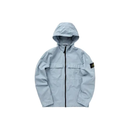 Stone Island Небесно-голубой Мужской Куртки