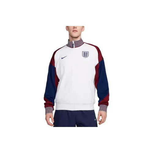 nike England ACADEMY Pro Дом Куртки Пальто Мужской Белый