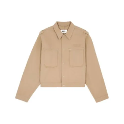 MM6 Maison Margiela совместный бренд Хаки Мужские Куртки