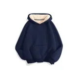 Темно-синий (Тяжелый полиэстер-хлопок, улучшенный)