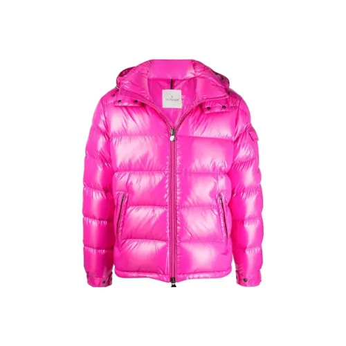 Moncler Maya Коллекция Пуховик Зимний Мужской Розовый