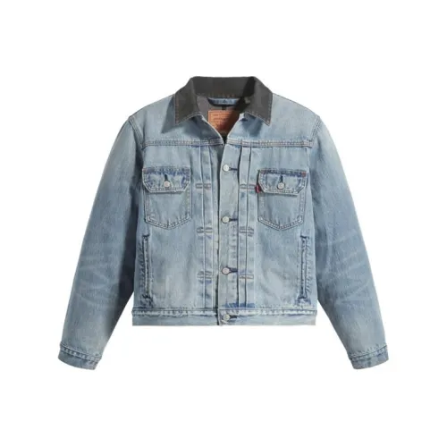 Stussy X Levis Синие Унисекс Джинсовые куртки