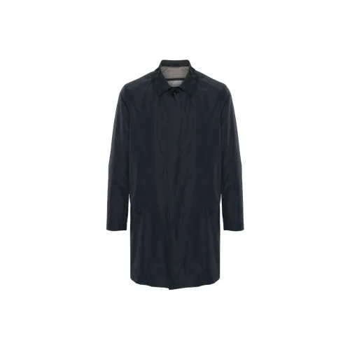 Corneliani SS24 Куртки и Пальто Мужской Морской Синий