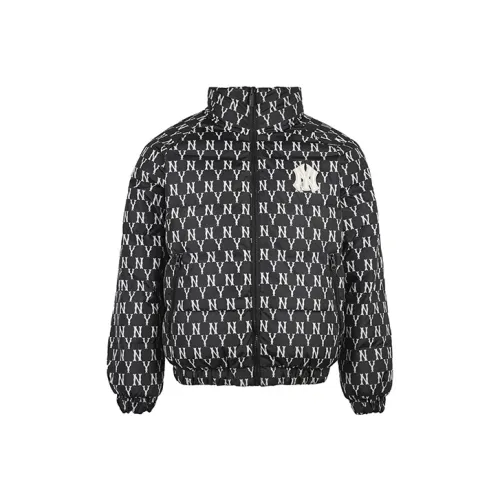 MLB Old Flower Пуховик Зимний Укороченный Унисекс Черный