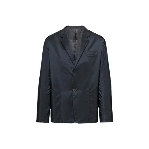 PRADA FW22 Бизнес-костюм Пальто Мужской Черный