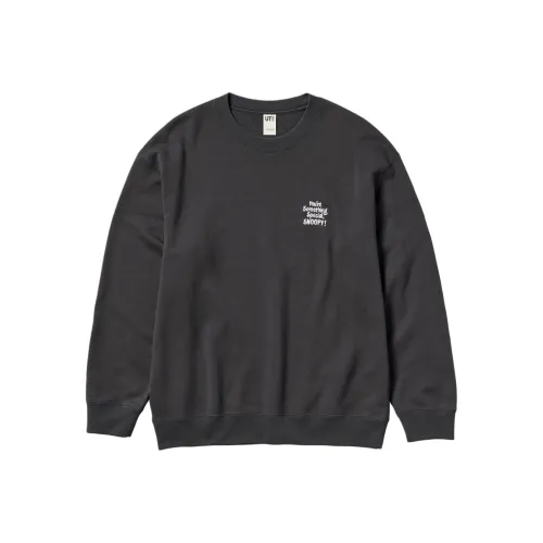 UNIQLO PEANUTS Collaboration Свитшот Унисекс Темно-серый