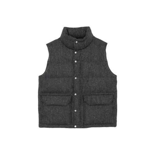 THE NORTH FACE PURPLE LABEL Угольный серый мужской пуховик жилет