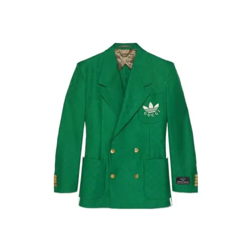 GUCCI Бизнес-костюм мужской зеленый