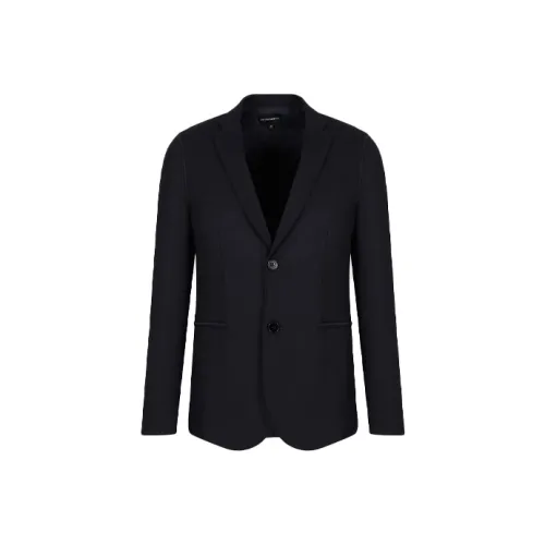 EMPORIO ARMANI FW22 Бизнес-костюм Пальто Мужской Темно-синий
