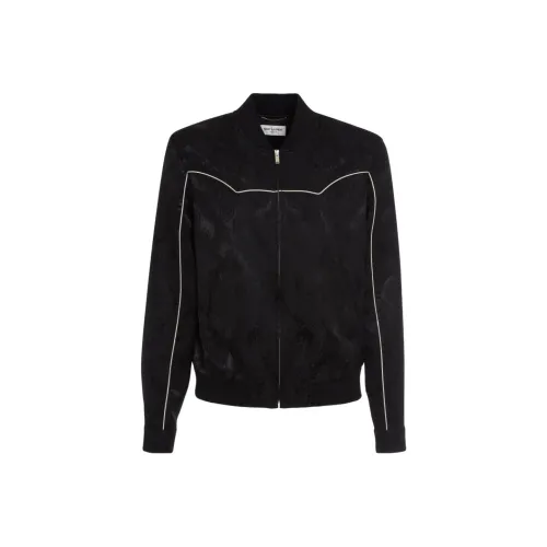 SAINT LAURENT Мужские черные куртки