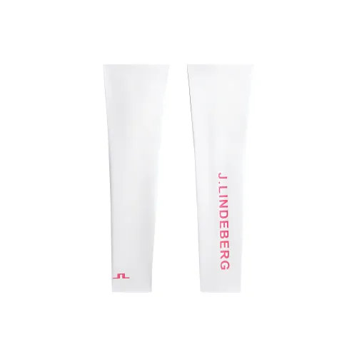 J.Lindeberg Полиэстер Защита от солнца Нарукавники Мужские Белые