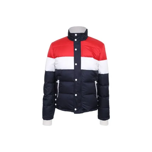 THOM BROWNE· FW21 Пуховик Мужской Красный Черный Белый