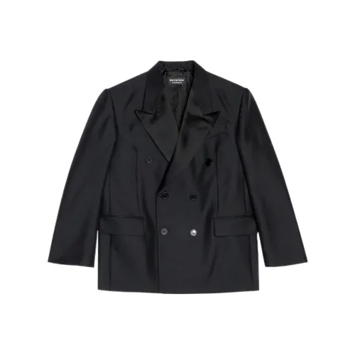 Balenciaga SS23 Бизнес-костюм Пальто Унисекс Черный