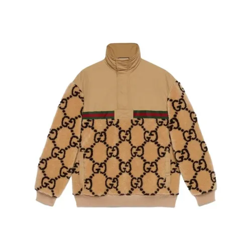 GUCCI SS23 Куртки и Пальто Мужской Верблюжий Коричневый