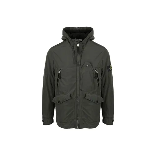 STONE ISLAND Хлопковый пуховик мужской