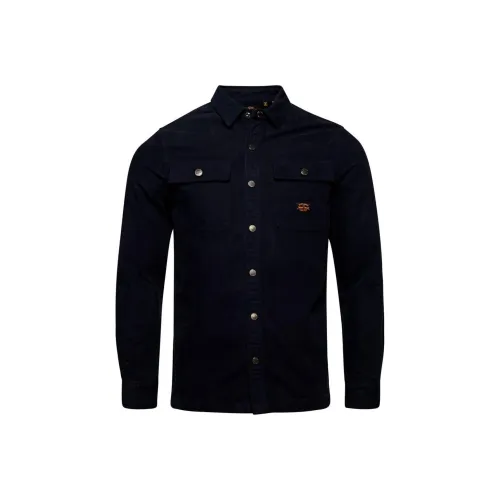 SUPERDRY Куртки и Пальто Мужской Ночной Синий