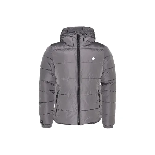 SUPERDRY Куртки и Пальто Мужской Средний Серый