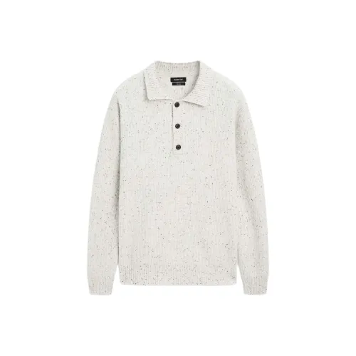 Massimo Dutti Серый Мужской Трикотаж