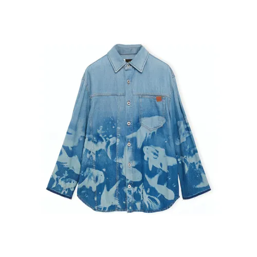 LOEWE SS23 Denim Jacket Men's Blue