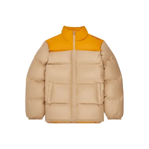 Конверс Хлопковый пуховик Зимний Мужской Желтый