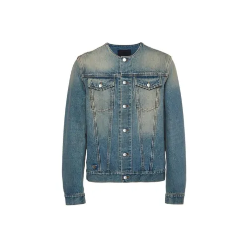 PRADA Светло-синие мужские джинсовые куртки