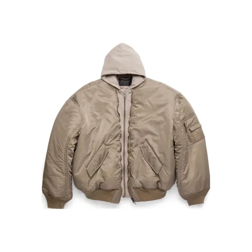 Balenciaga SS23 Куртки и Пальто Свободный крой Унисекс Темно-бежевый