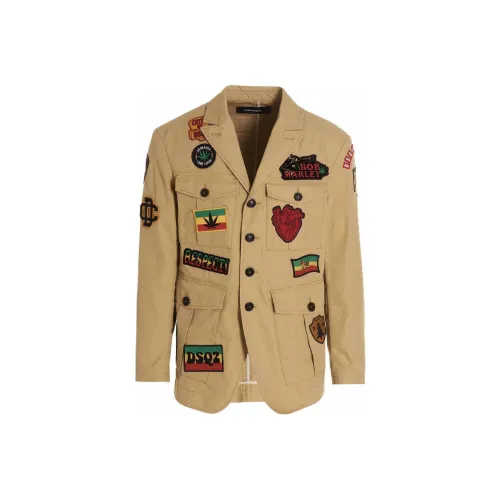 DSQUARED 2 Бежевый Мужской Куртки