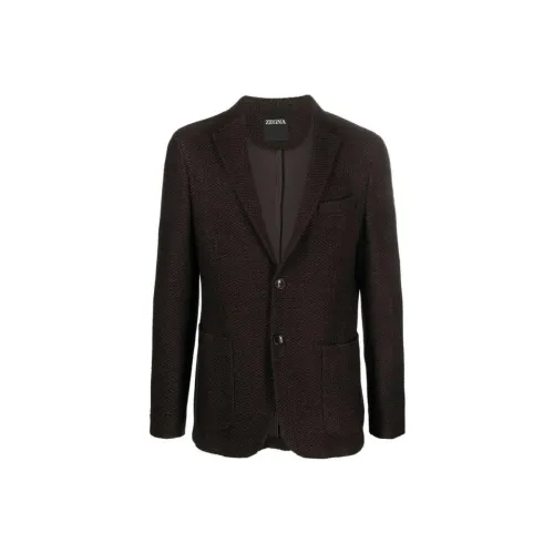 Ermenegildo Zegna Черные Мужские Деловые Костюмы