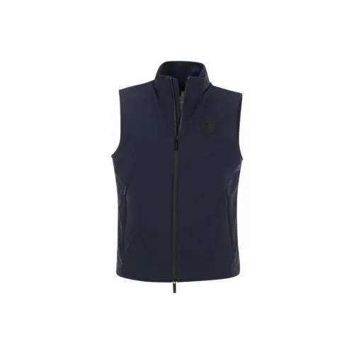 WOOLRICH Blue Men's Gilets WOOLRICH Синий Мужские Жилеты