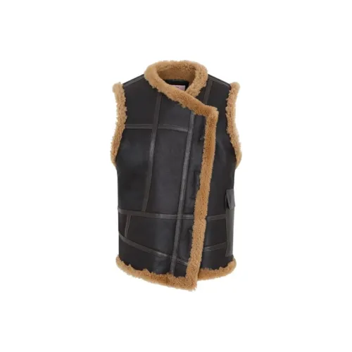 MARTINE ROSE Коричневый Мужской Жилеты