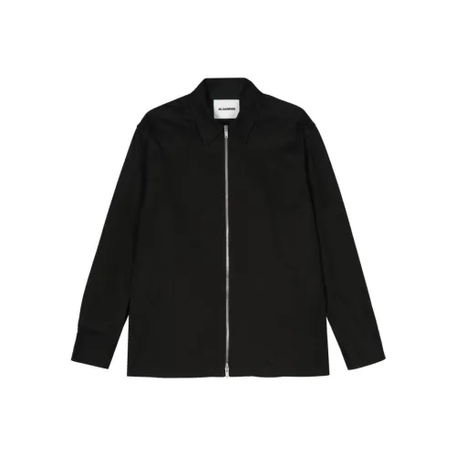 JIL SANDER Мужские черные куртки