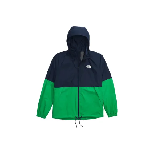 THE NORTH FACE Мужской Antora Novelty Rain Jacket Куртки Пальто Мужской Navy Синий Jadeite Зеленый