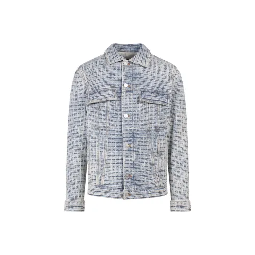 Givenchy Blue Men's Denim Jackets Givenchy Синий Мужской Джинсовые Куртки