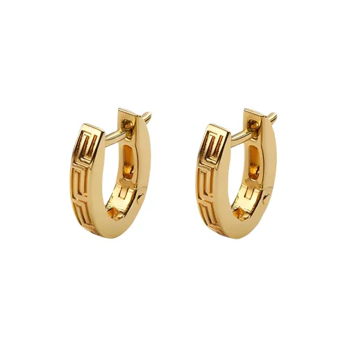 VERSACE Металлические Серьги Золотые Женские
