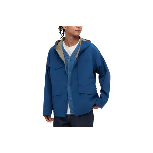UNIQLO Морской синий Мужские куртки