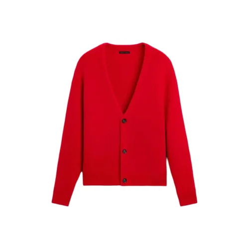 ZARA Новогодний красный Мужской Трикотаж