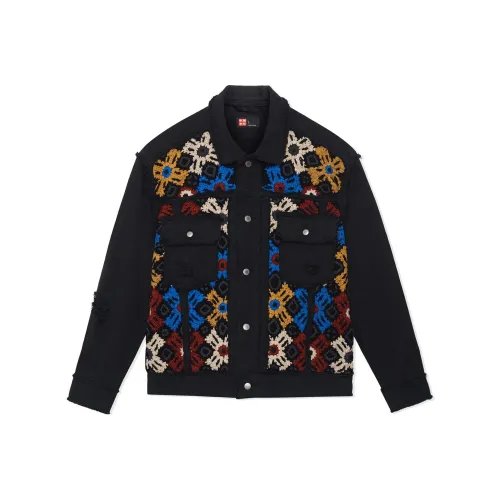 LINING China Li Ning Черный Мужской Джинсовый Куртка