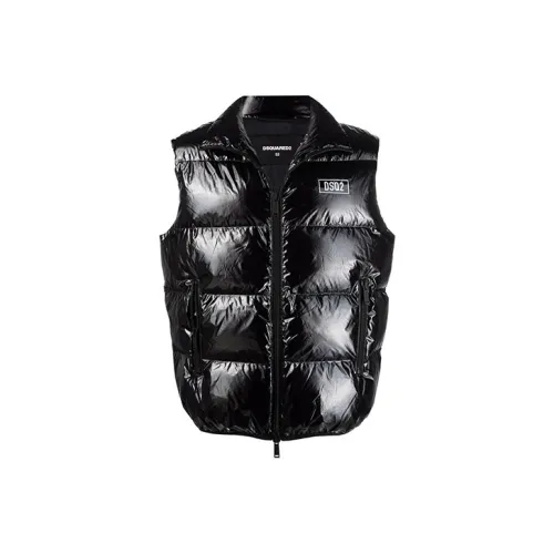 DSQUARED 2 Черный Мужской Пуховый жилет