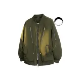 Зеленый с флисовой подкладкой