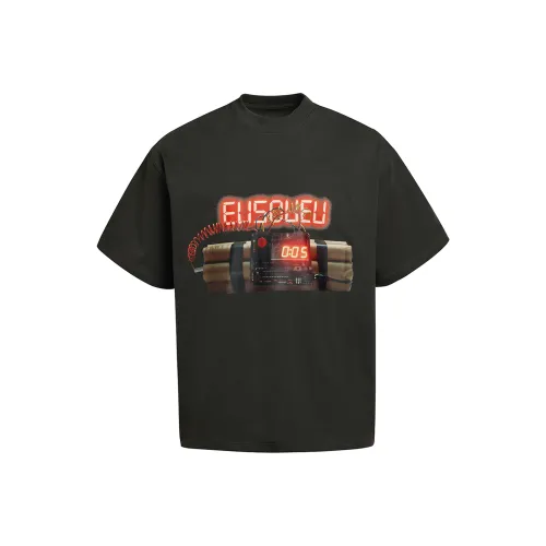 Eusoueu Черная унисекс футболка