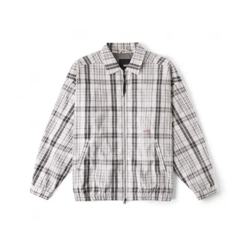 Vans Куртки и Пальто Мужской Светло-Серый Клетка
