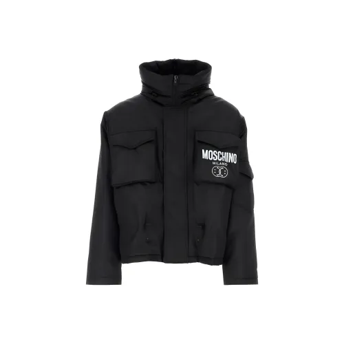 MOSCHINO Мужские черные куртки