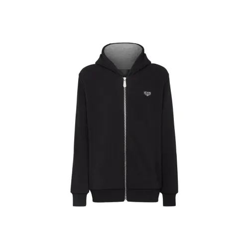 PHILIPP PLEIN Мужские черные куртки