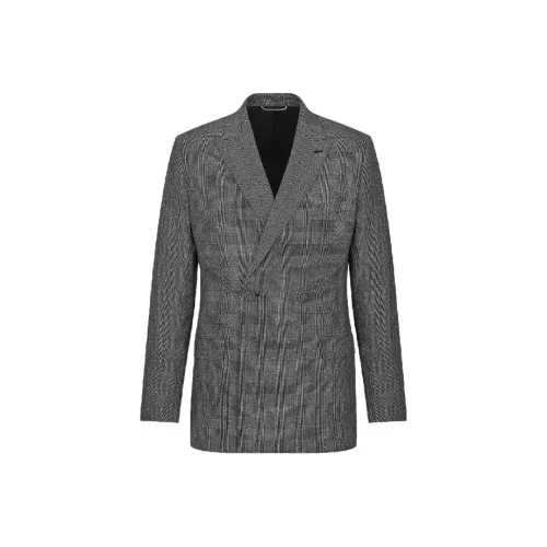 DIOR FW22 Бизнес-костюм Пальто Мужской Серый