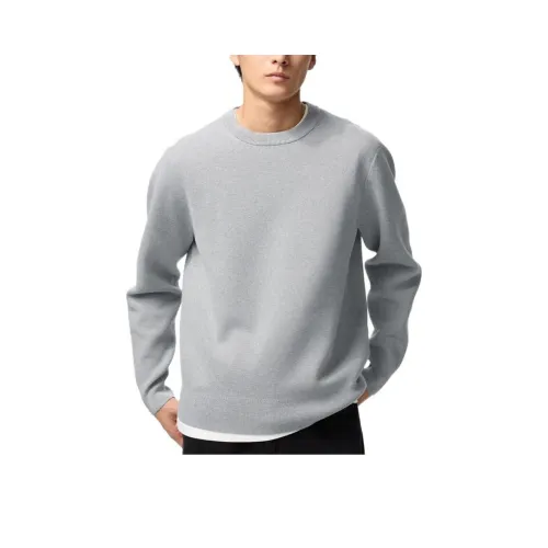 UNIQLO 03 Серый Унисекс Трикотаж