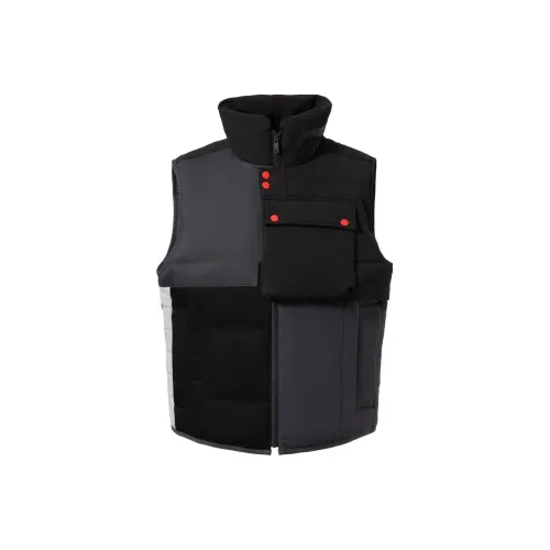 LINING China Li Ning Черный Серый Цвет Мужской Пуховый жилет