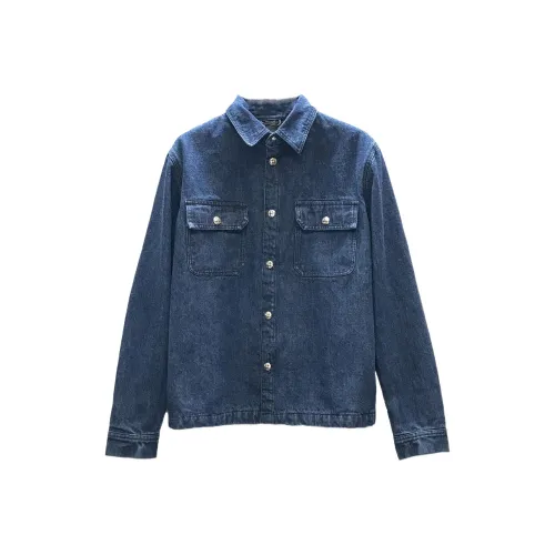 Chrome Hearts Denim Jacket Men's Blue