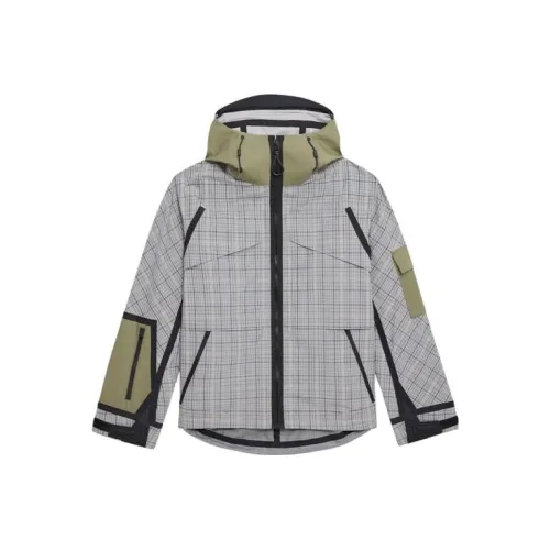 THEORY Дизайнер Co Автор Коллекция Серый Фиолетовый Клетка Мужские Куртки