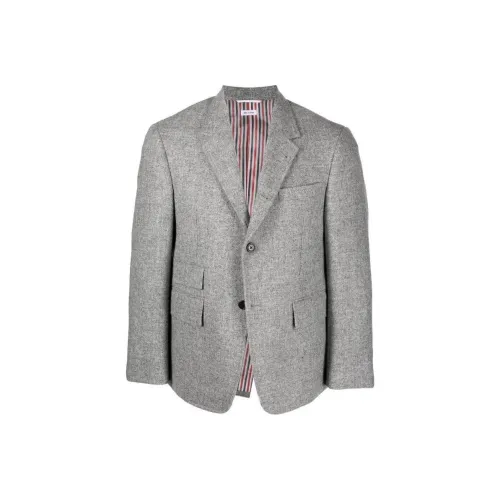 THOM BROWNE Серый Мужской Деловой костюм